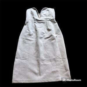 Light pink lavender strapless sexy body on dress